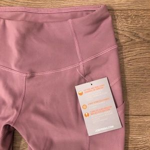 Purple workout leggings